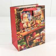 Пакет подарочный Люкс &quot;Новый год&quot; (микс 3) 18*23*10 1/12 1/288 Арт: N14863-3 - Пакет подарочный Люкс "Новый год" (микс 3) 18*23*10 1/12 1/288 Арт: N14863-3
