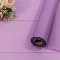 Плёнка 58см 800г матовая однотонная 55мкм Сиреневый-0631 1/12 Арт: 1857/0631