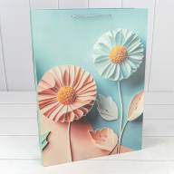 Пакет подарочный с блёстками "Цветы" (микс 261) 30*41,5*12 210г 1/20 1/80 Арт: 000261A - Пакет подарочный с блёстками "Цветы" (микс 261) 30*41,5*12 210г 1/20 1/80 Арт: 000261A