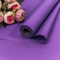 Плёнка 58см 800г матовая "Корейская" 65мкм Фиолетовый 1/12 Арт: 1838/7441