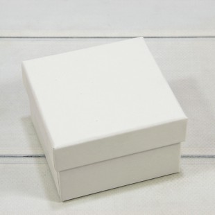 Коробка Квадратная 9*9*5,5 Крафт Белый 1/6 1/120 Арт: 62298/1