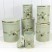 Коробки Цилиндр Набор 1/6 21*25,5 "Flowers for you" Серо-зелёный 1/8 Арт: 720950/4183