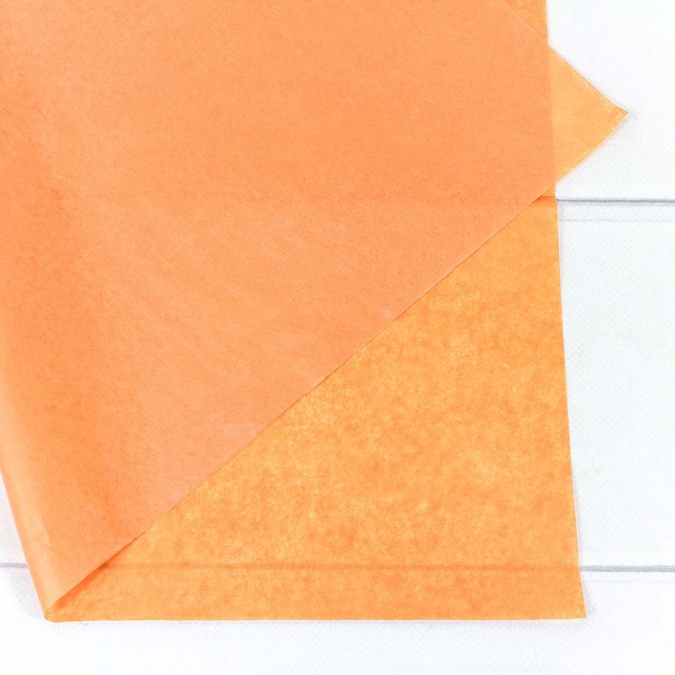 Бумага в листах "Тишью" 50*66 (50 шт.) Оранжевый 1/50 Арт: 0001337/58