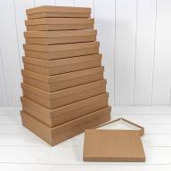 Коробки Прямоугольные Набор 1/10 46*36,5*10 Крафт 1/2 Арт: 721607/1296 - Коробки Прямоугольные Набор 1/10 46*36,5*10 Крафт 1/2 Арт: 721607/1296