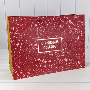 Пакет подарочный "Новый год" (406) 55*40*20 210г 1/20 1/80 Арт: 300406TA