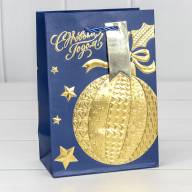 Пакет подарочный &quot;Новый год&quot; (микс 403) 14*20*8 210г 1/20 1/480 Арт: 300403G - Пакет подарочный "Новый год" (микс 403) 14*20*8 210г 1/20 1/480 Арт: 300403G