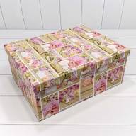 Коробки Прямоугольные Набор 1/15 42,5*33*17,6 "Коллаж с розами" 1/2 Арт: 721902/1490 - Коробки Прямоугольные Набор 1/15 42,5*33*17,6 "Коллаж с розами" 1/2 Арт: 721902/1490