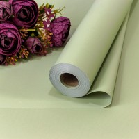 Плёнка 58см 800г матовая "Корейская" 65мкм Серо-зелёный 1/12 Арт: 1838/4183