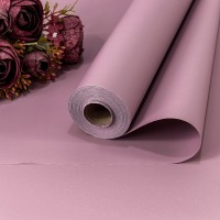 Плёнка 58см 800г матовая "Корейская" 65мкм Сиреневый-522 1/12 Арт: 1838/522