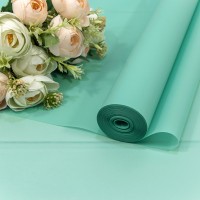 Плёнка 0,59*34м 900г матовая однотонная 55мкм Голубой 1/6 1/12 Арт: 90057/6134