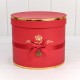Коробки Цилиндр Набор 1/5 22,5*19,5 "Flowers for you" Красный 1/8 Арт: 7215009/1535