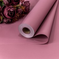 Плёнка 58см 800г матовая "Корейская" 65мкм Сиреневый-2058 1/12 Арт: 1838/2058