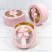 Коробки Круглые Набор 1/3 28*11,5 с окошком и бантом Розовый 1/12 Арт: 721302/1