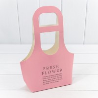 Пакет подарочный "Fresh Flower" Розовый 17*32*7,5 300г 1/10 1/300 Арт: 000178/26