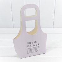 Пакет подарочный "Fresh Flower" Бледно-сиреневый 17*32*7,5 300г 1/10 1/300 Арт: 000178/32