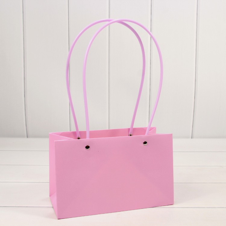 Пакет подарочный "Ваза для цветов" 22*13,5*10,5 Сиреневый 1/10 1/120 Арт: 000170EA/250