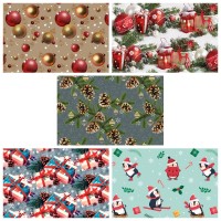 Бумага в листах 70*100 ±5% (25 шт.) 80г "С Новым годом" (микс 120) 1/10 Арт: 000402/120