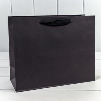 Пакет подарочный Крафт "Люкс" 32*26*13 210г Чёрный 1/10 1/240 Арт: 000221CA/11